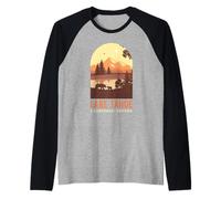 Vacaciones de verano en Lake Tahoe California Nevada en Lake Tahoe Camiseta Manga Raglan
