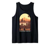 Vacaciones de verano en Lake Tahoe California Nevada en Lake Tahoe Camiseta sin Mangas