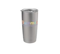 Vacaciones de verano recordando mi humor por qué Vaso térmico de acero inoxidable de doble pared
