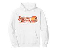 Vacaciones de Verano Sociedad Vacaciones Playa Vibes de Verano Sudadera con Capucha