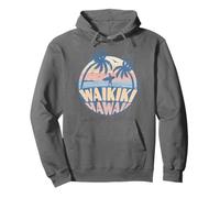 Vacaciones de Verano Waikiki Hawaii Beach Surf Sudadera con Capucha