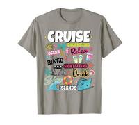 Vacaciones en crucero, crucero relajante Snorkeling Viaje turístico Camiseta