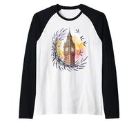 Vacaciones En El Gran Ben Aventura Londres Camiseta Manga Raglan