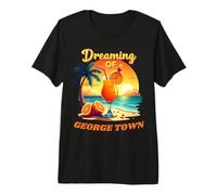 Vacaciones en Georgetown Soñando con Vacaciones en George Town Camiseta Premium