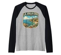 Vacaciones en La Jolla Cove Vacaciones en Cala La Jolla California Camiseta Manga Raglan