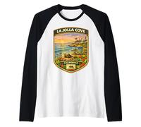 Vacaciones en La Jolla Cove Vacaciones en Cala La Jolla California Camiseta Manga Raglan
