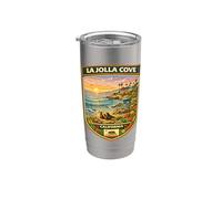 Vacaciones en La Jolla Cove Vacaciones en Cala La Jolla California Vaso térmico de acero inoxidable de doble pared