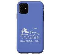 Vacaciones en la Playa Sueca en Haverdal GAL Carcasa para iPhone 11