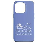 Vacaciones en la Playa Sueca en Haverdal GAL Carcasa para iPhone 13 Pro