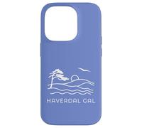 Vacaciones en la Playa Sueca en Haverdal GAL Carcasa para iPhone 14 Pro