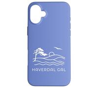 Vacaciones en la Playa Sueca en Haverdal GAL Carcasa para iPhone 16 Plus