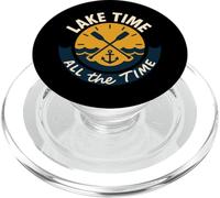 Vacaciones en Lake Life Crew Viaje Familiar Retiro de cabaña de Fin de Semana PopSockets PopGrip para MagSafe