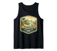 Vacaciones en Tahití Viaje a la Polinesia Francesa Tahiti Gift Souvenir Camiseta sin Mangas
