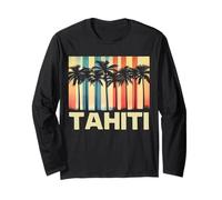 Vacaciones en Tahití Viaje a la Polinesia Francesa Tahiti Gift Souvenir Manga Larga