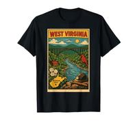 Vacaciones en West Virginia Viaje Familiar a Mountain State Camiseta