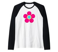 Vacaciones estéticas Preppy Beach Flower Summer Y2K 2000 Camiseta Manga Raglan