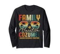 Vacaciones Familiares Cozumel México Viaje Recuerdos Manga Larga