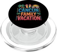 Vacaciones Familiares en Cancún Viaje en Grupo a Juego México Beach PopSockets PopGrip para MagSafe
