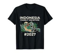 Vacaciones Familiares en Indonesia 2027 Camiseta