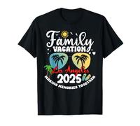 Vacaciones familiares en Los Ángeles 2025 Viaje a la playa haciendo recuerdos Camiseta