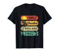 Vacaciones familiares en Myrtle Beach 2025 Grupo divertido a juego Camiseta