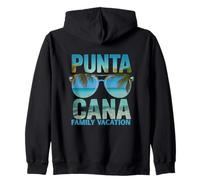 Vacaciones Familiares en Punta Cana Tropical Beach Memorias de Viaje Sudadera con Capucha
