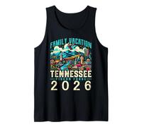 Vacaciones Familiares en Tennessee Smoky Mountains 2026 Pigeon Forge Camiseta sin Mangas