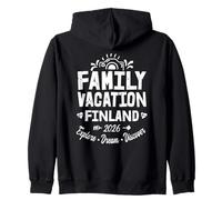 Vacaciones Familiares Finlandia 2026 | Family Travel Squad Sudadera con Capucha