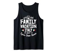 Vacaciones Familiares Italia 2027 | Family Travel Squad Camiseta sin Mangas
