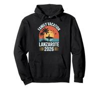 Vacaciones Familiares Lanzarote 2026, Puesta de Sol Islas Canarias Sudadera con Capucha