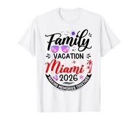 Vacaciones familiares Miami 2026 Vacaciones a juego en Florida 2026 Camiseta