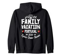 Vacaciones Familiares Portugal 2026 | Family Travel Squad Sudadera con Capucha