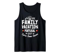 Vacaciones Familiares Portugal 2027 | Family Travel Squad Camiseta sin Mangas