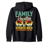 Vacaciones Familiares Puerto Rico Sunset Gafas de Sol Sudadera con Capucha