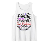Vacaciones familiares San Francisco 2026 Vacaciones coincidentes 2026 Camiseta sin Mangas
