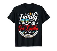Vacaciones familiares Sri Lanka 2026 Vacaciones de verano a juego 2026 Camiseta