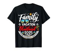 Vacaciones familiares Tailandia 2025 Vacaciones familiares coincidentes 2025 Camiseta