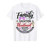 Vacaciones familiares Tailandia 2025 Vacaciones familiares coincidentes 2025 Camiseta