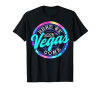Vacaciones Familiares Vegas Girls Trip Las Vegas Here We Come 2025 Camiseta