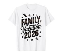 Vacaciones Familiares Vintage 2026 Viaje de reunión Nana Beach Travel Camiseta