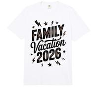 Vacaciones Familiares Vintage 2026 Viaje de reunión Nana Beach Travel Comfort Colors Adult Heavyweight T-Shirt