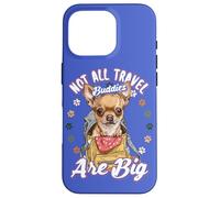 Vacaciones: no Todos los compañeros de Viaje Son Perros Chihuahua Grandes y pequeños Carcasa para iPhone 16 Pro