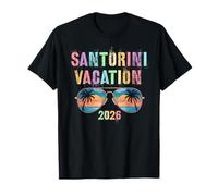 Vacaciones para niños en Santorini 2026 Viaje Mejor Coincidencia de Vacaciones Camiseta