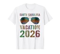 Vacaciones Retro EN Carolina del Sur 2026 Vacay Spring Break Travel Camiseta