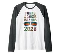 Vacaciones Retro en San Jose del Cabo 2026, Crucero y Vacaciones a Juego Camiseta Manga Raglan