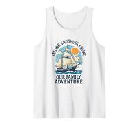 Vacaciones Riendo Amar a Nuestra Familia Crucero Arte Camiseta sin Mangas