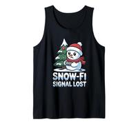Vacaciones Tecnología Humor Nieve Conexión Navidad Amor Ropa Camiseta sin Mangas