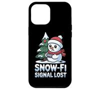 Vacaciones Tecnología Humor Nieve Conexión Navidad Amor Ropa Carcasa para iPhone 12 Pro MAX
