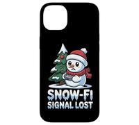 Vacaciones Tecnología Humor Nieve Conexión Navidad Amor Ropa Carcasa para iPhone 14 Plus