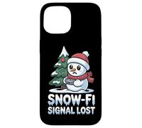 Vacaciones Tecnología Humor Nieve Conexión Navidad Amor Ropa Carcasa para iPhone 15